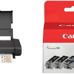 Canon Pixma TR150 Wireless Mobile Printer with Airprint and Cloud Compatible, Black